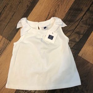 Janie & Jack White Shirt/Short Set